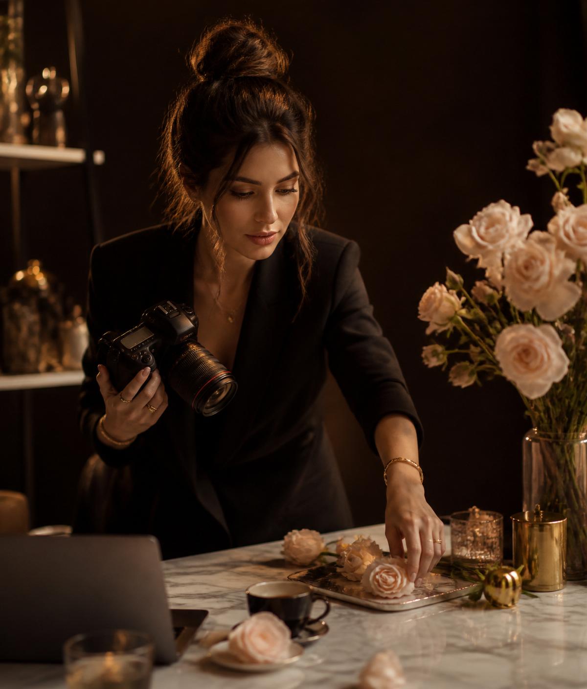 Bella Rose Creative capturing an editorial lifestyle moment